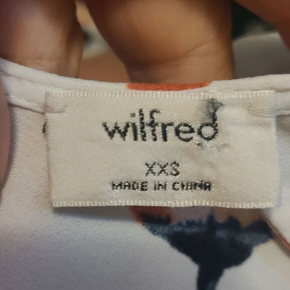 Aritzia Wilfred Ivory Floral Sleeveless Top - Picture 5 of 6